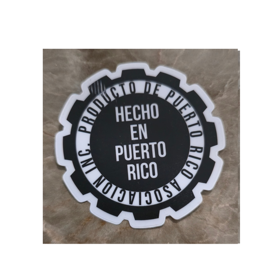 Hecho en Puerto Rico Sticker